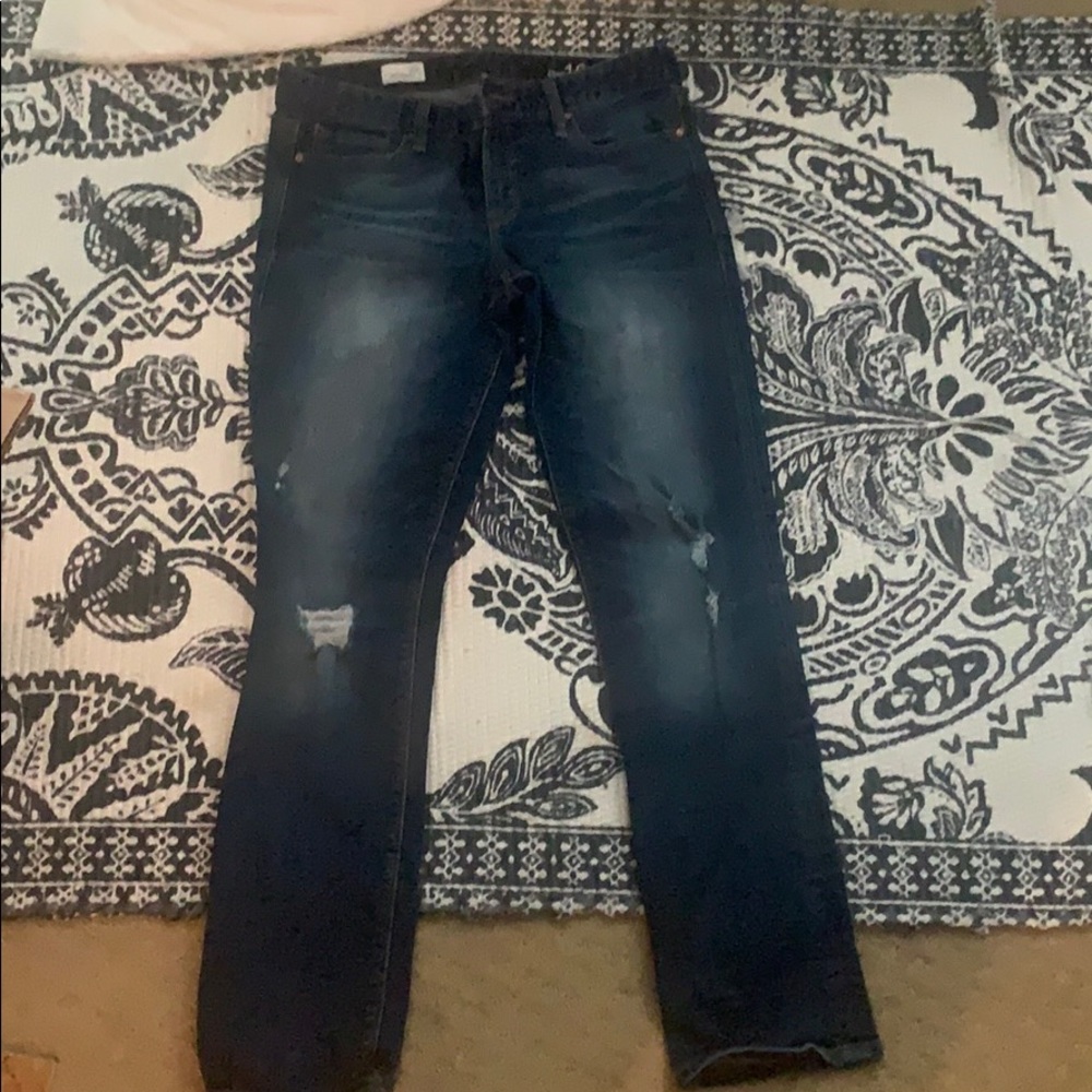 Gap real straight jeans